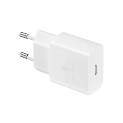 Samsung - Wall Charger  - Type-C Fast Charging 15W - White