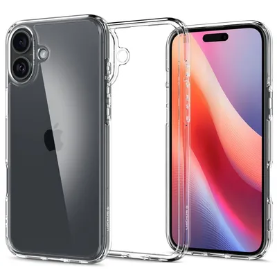 Spigen - Ultra Hybrid - iPhone 16 - Прозрачен