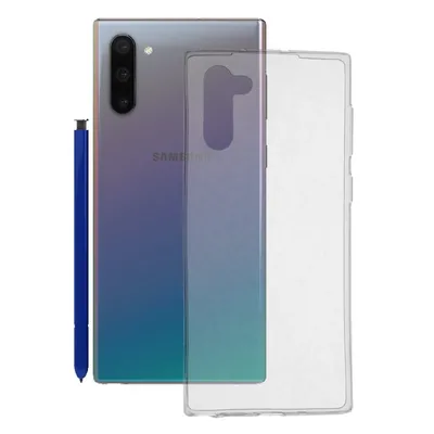 Techsuit Clear Silicone прозрачен силиконов калъф за Samsung Galaxy Note 10 4G / Note 10 5G (прозрачен)