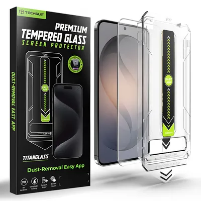 Techsuit - Стъклен протектор TitanGlass CrystalHD за - Samsung Galaxy S26 - Clear