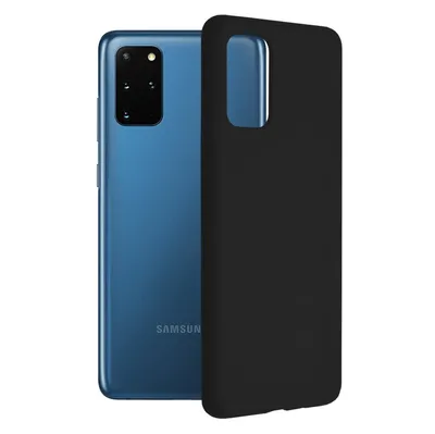 Techsuit Soft Edge Silicone силиконов калъф с меки ръбове за Samsung Galaxy S20 Plus 4G / S20 Plus 5G - Black